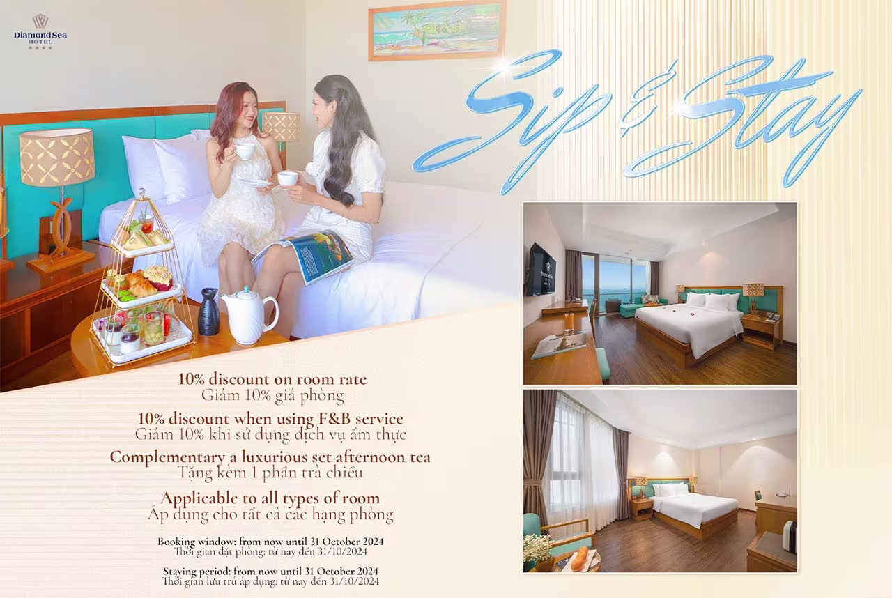 Experience luxury vacation in Da Nang with “Sips & Stay” Offer
